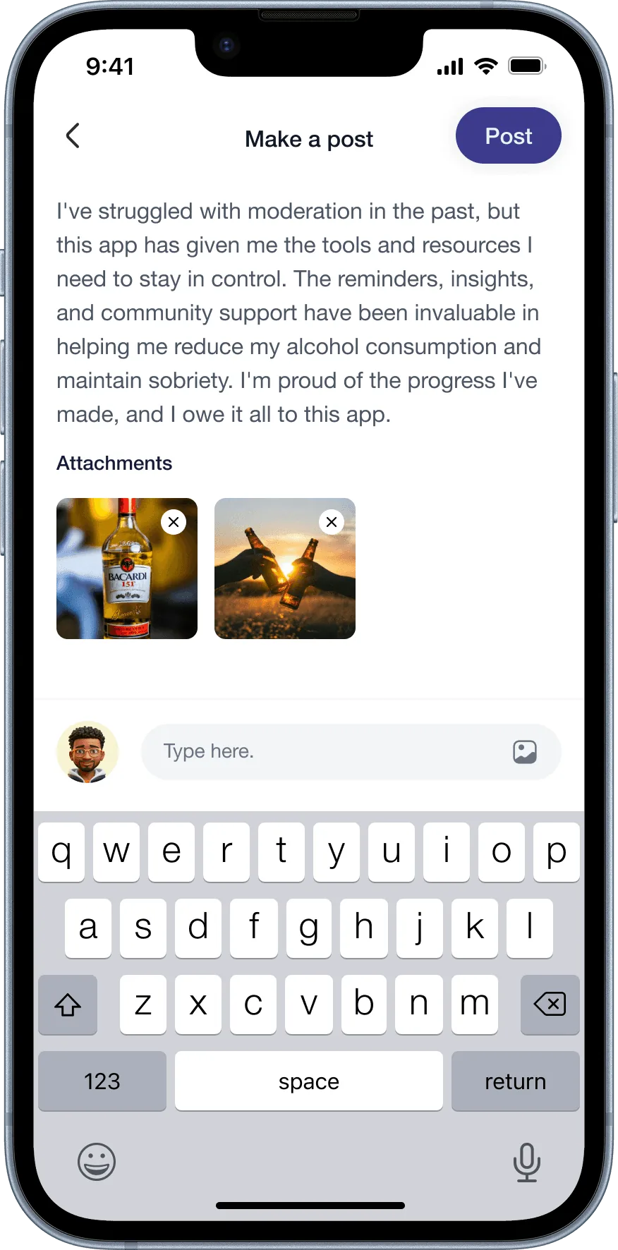 Clink community, screen 4