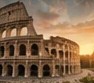 The Colosseum at sunset