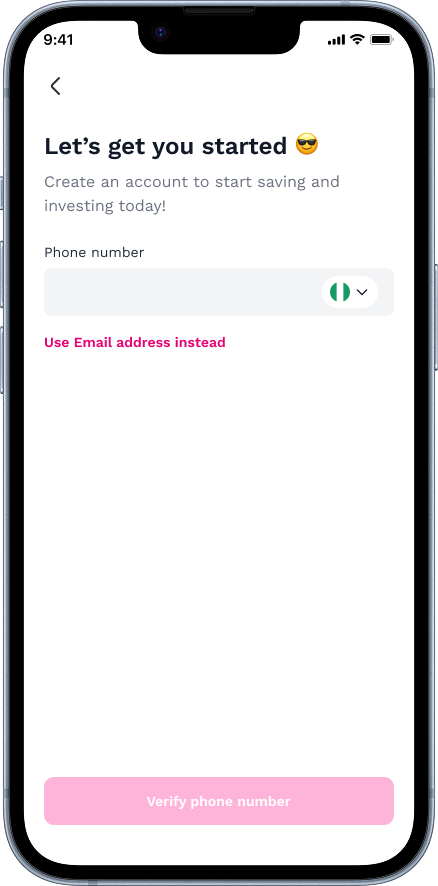 Jollof+ onboarding, screen 4