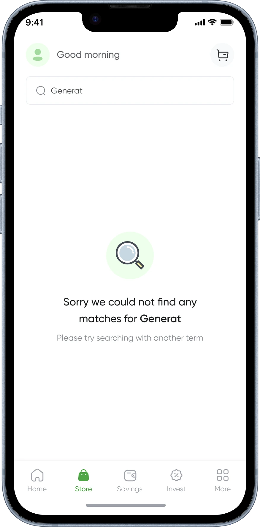Paysmosmo mobile: no search results